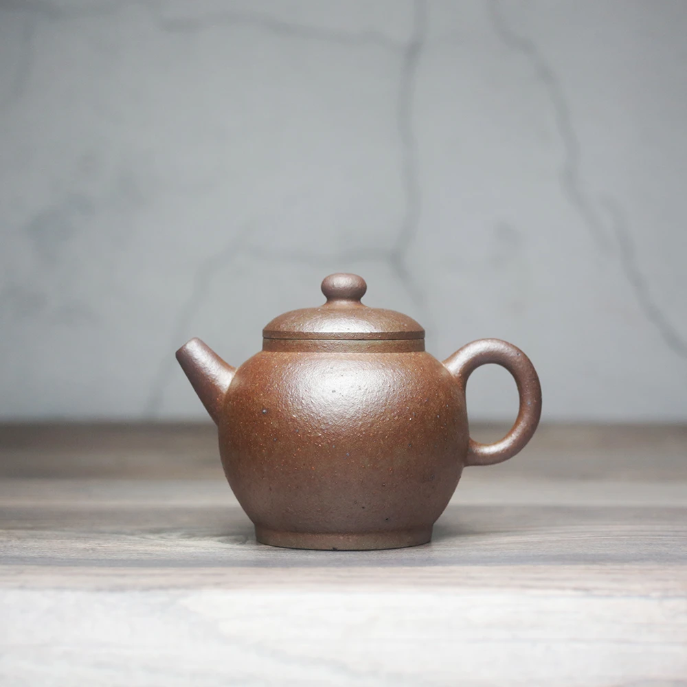 海林茶注 巨轮珠 典型的留痕壶 清灰段柴烧 125cc 全手工