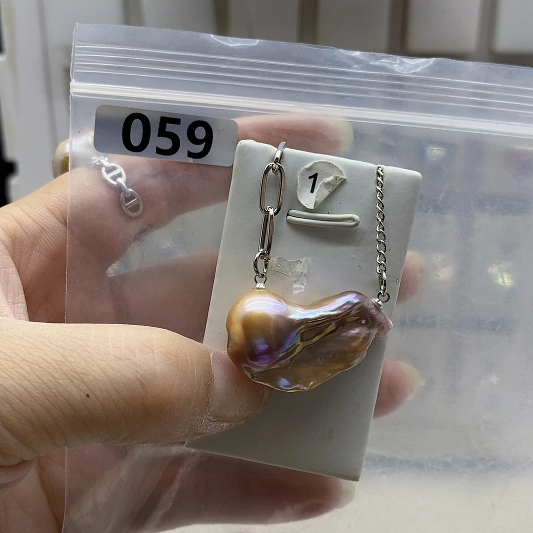颈饰合金淡水珍珠