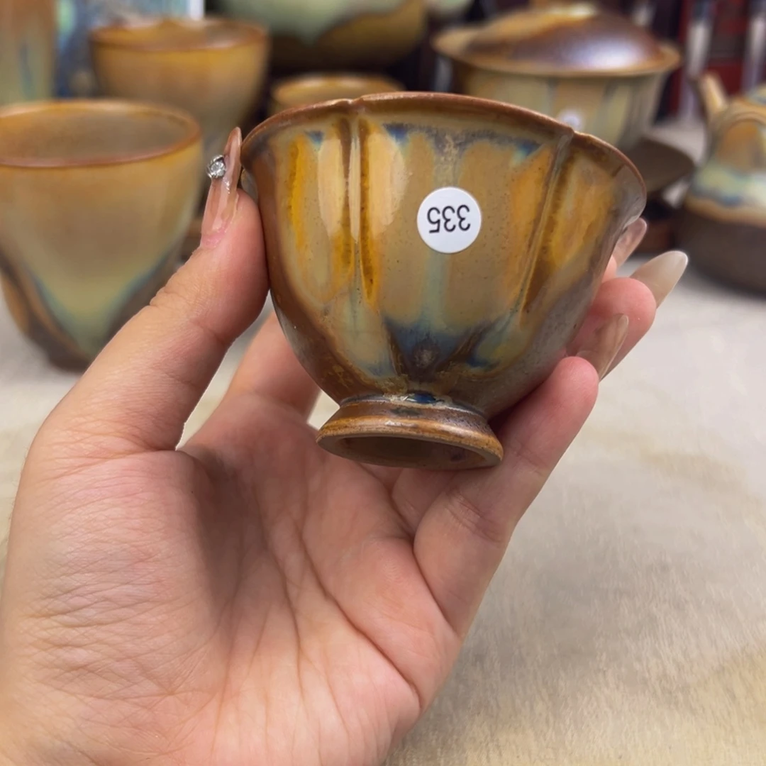 杯纯手工柴烧主人杯