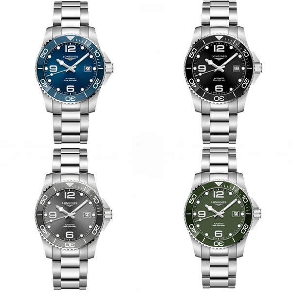 99新 Longines/浪琴 陶瓷圈康卡斯潜水系列782/自动机械