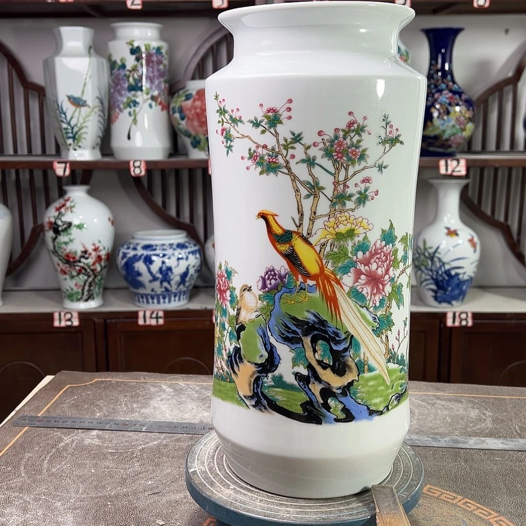 陶摆件景德镇陶瓷书富贵