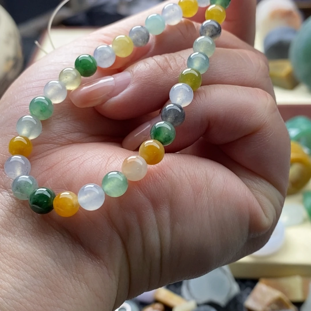 冰****未镶嵌定制翡翠32颗珠子