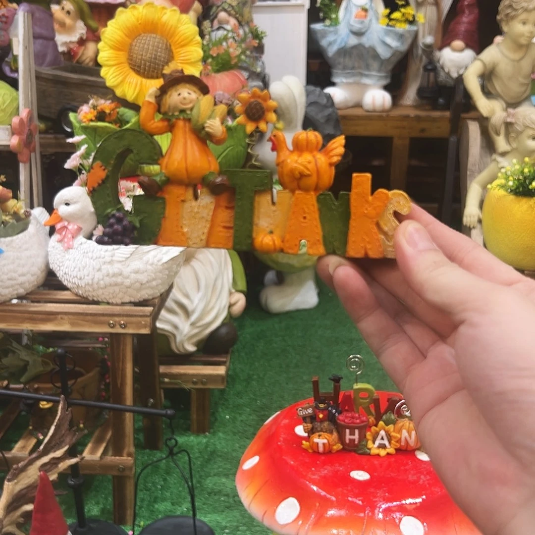 花园摆件红红火火