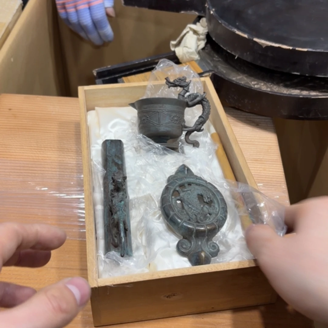 落***晚般若中古美术工艺品