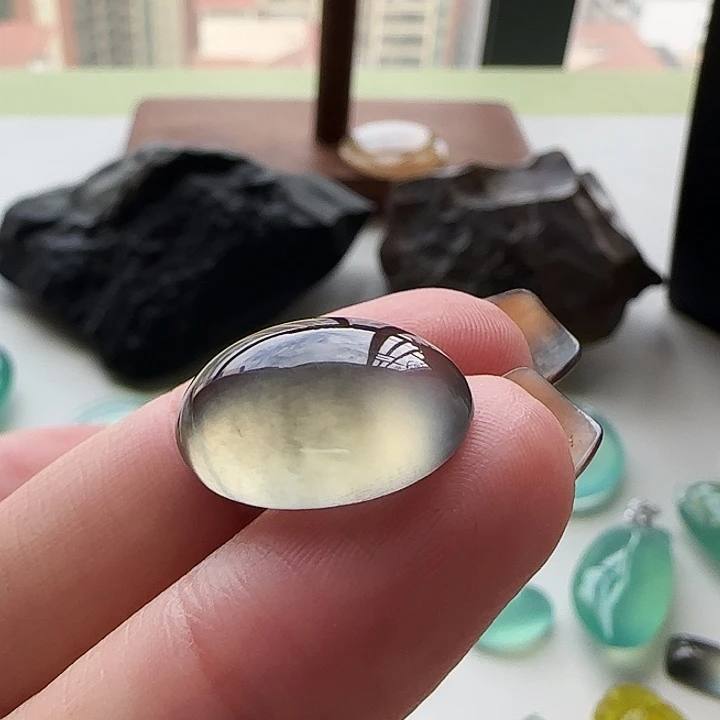 岫玉未镶嵌吊坠(不含链)