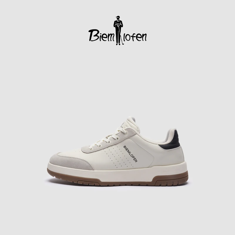 比音勒芬2025春夏新款板鞋男轻便舒适日常休闲德训鞋