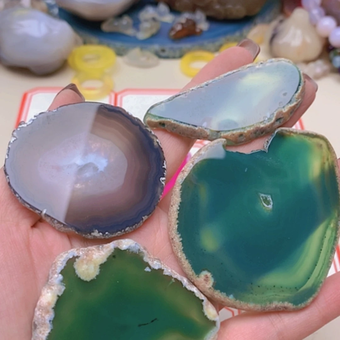 【闪购商品】未镶嵌玛瑙/玉髓珠宝半成品归***道