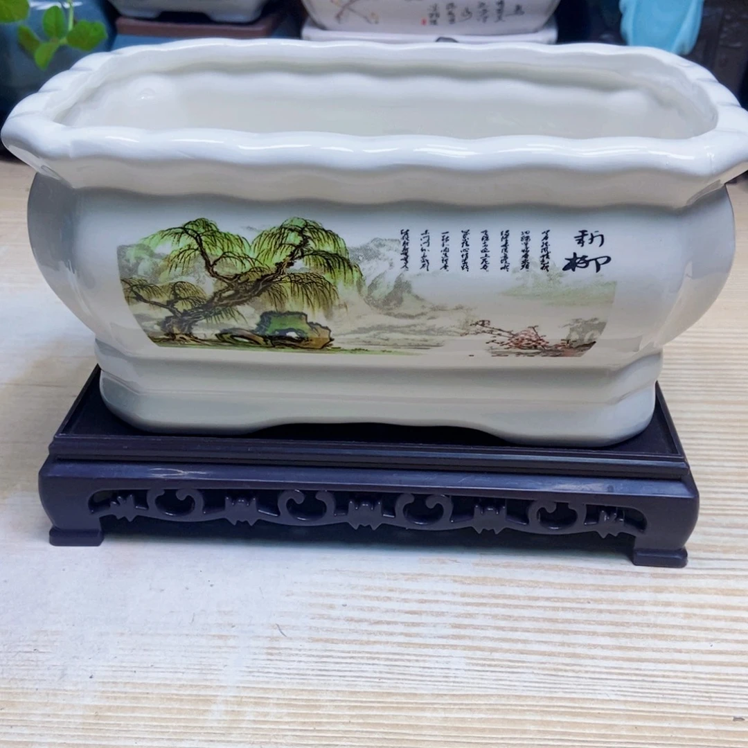 瓷片陶瓷花盆陶瓷艺术