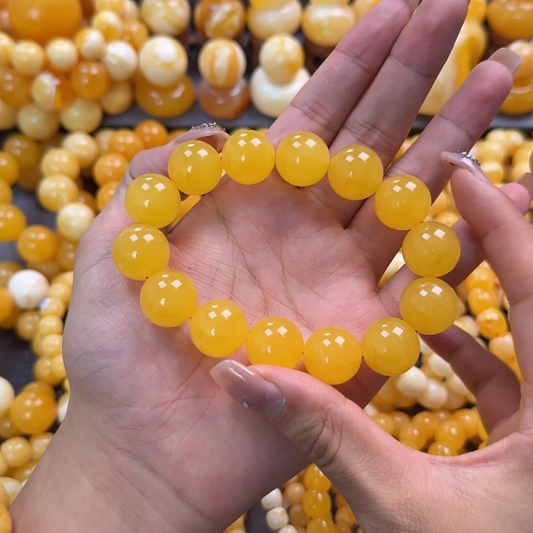 蜜蜡未镶嵌珠宝奇石同料17mm