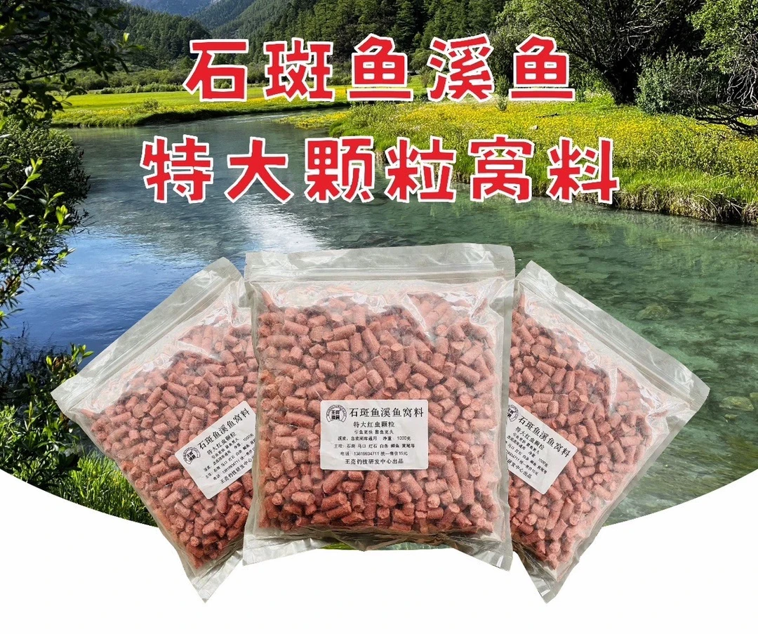 王亮石斑鱼窝料窝饵诱鱼野钓特大颗粒1000克2斤装2包