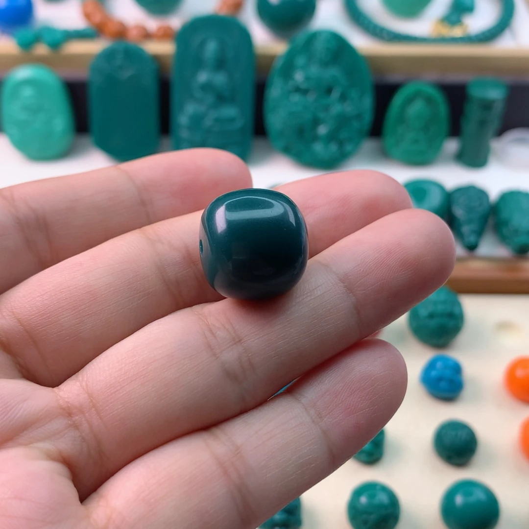 琉璃颈饰精工光面老型16