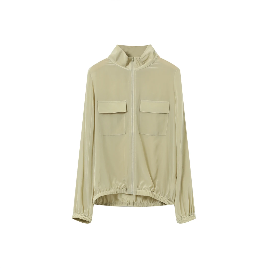 【MY】新款桑蚕丝防晒衬衫 AG-SG713