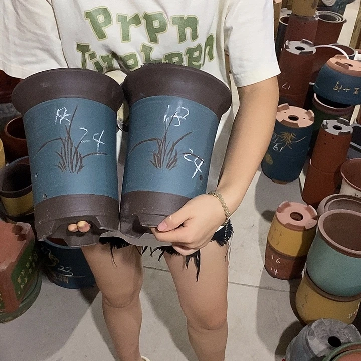 紫砂花盆紫砂花盆