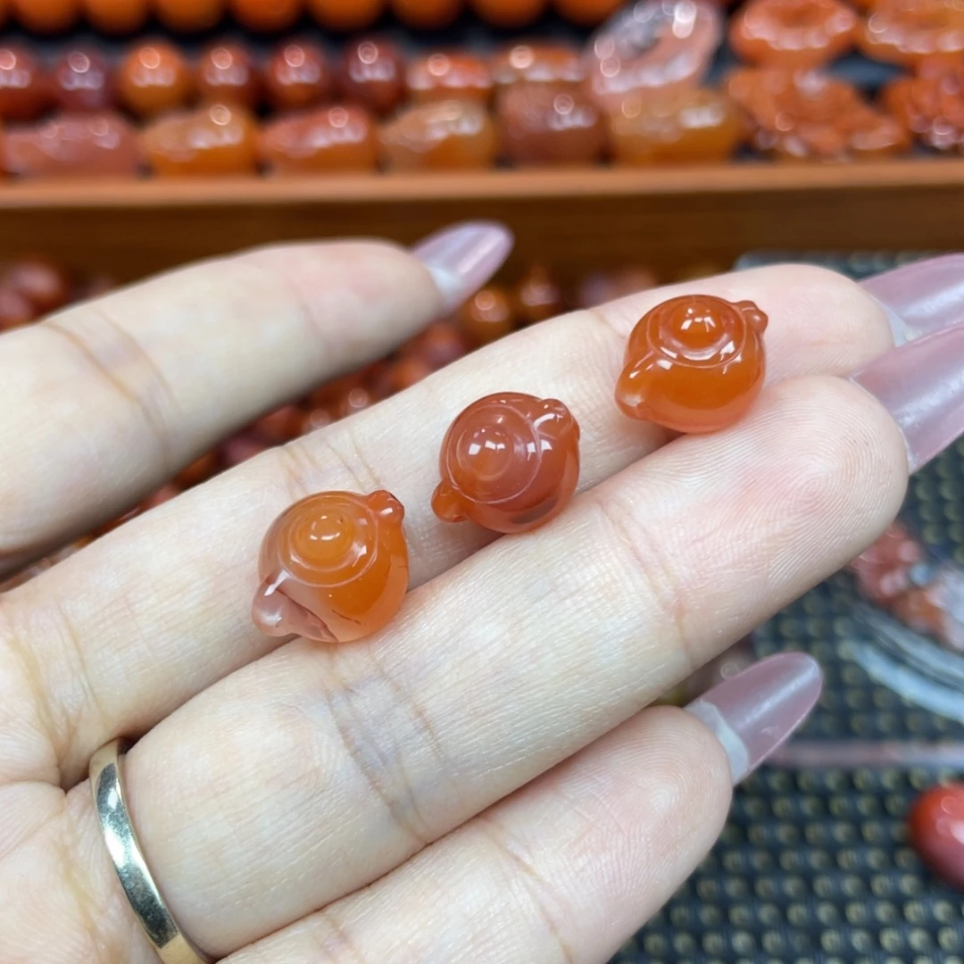 南红玛瑙未镶嵌颈饰把把壶