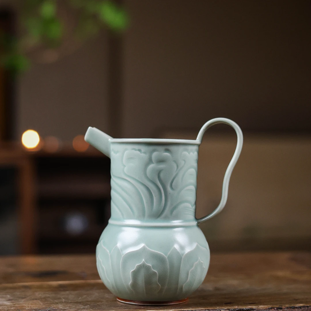 【小田甄陶】芭蕉叶-斋居-公杯（Q7552）