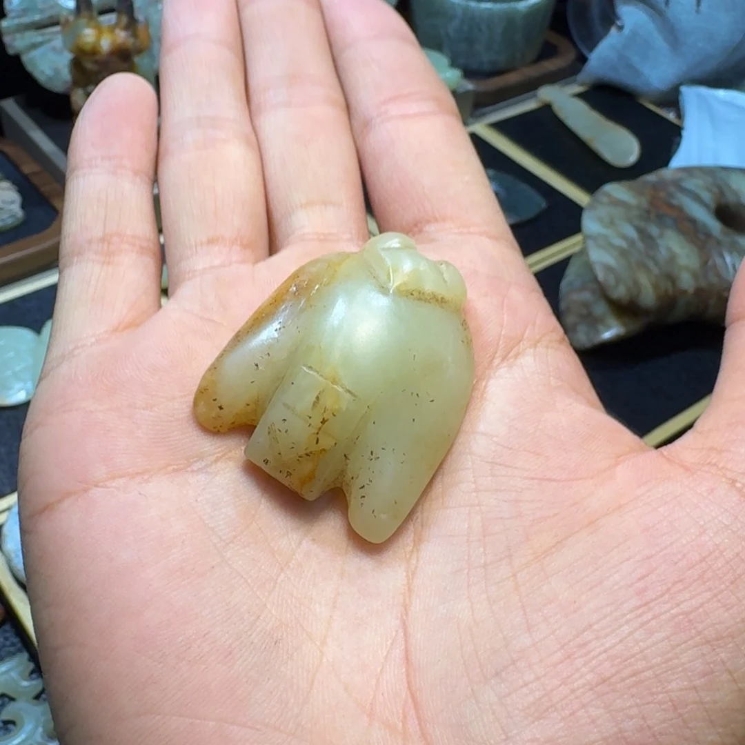 玉玉摆件笛枭器形