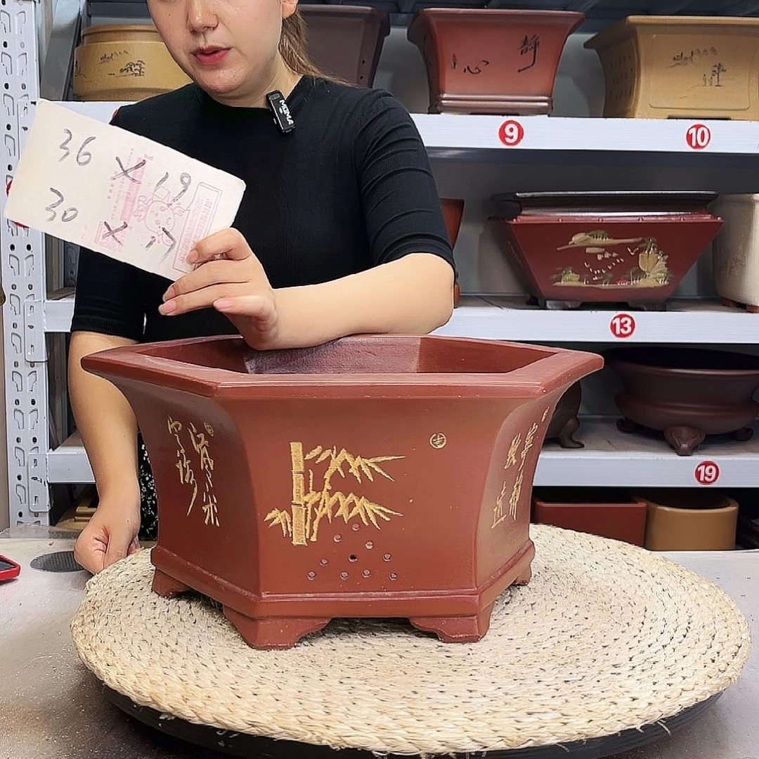 紫砂花盆紫砂花盆