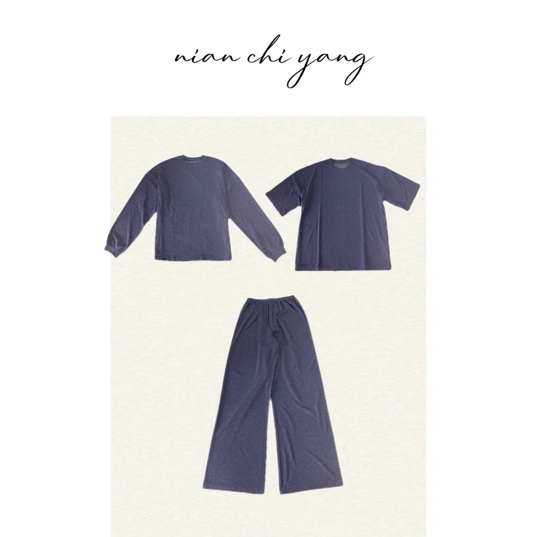 [2025]【含莫代尔+羊绒】高货三件套长袖短袖长裤休闲装AA1635