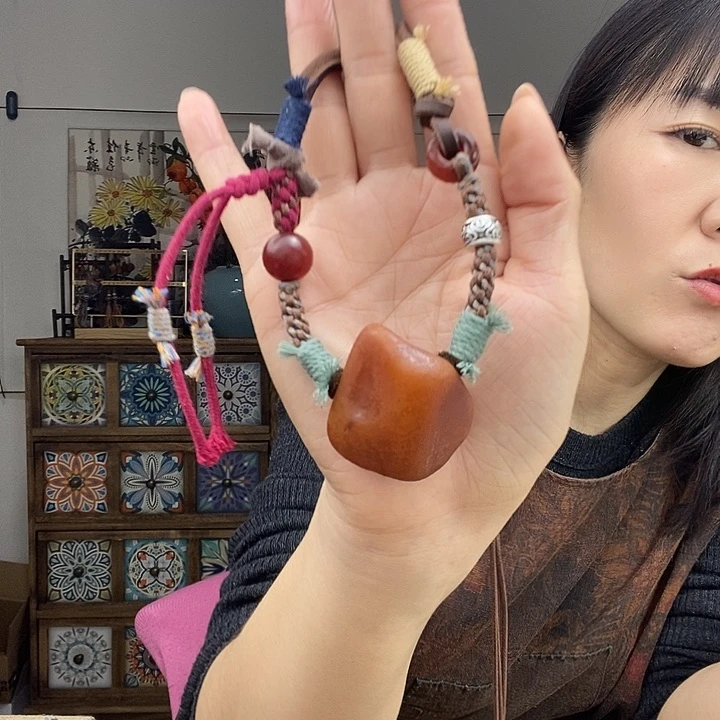 蜜蜡项链未镶嵌项链