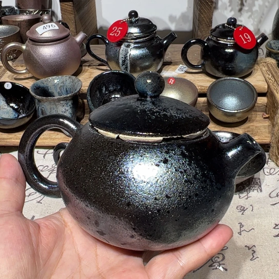 思***睿壶建水紫陶紫泥柴烧壶
