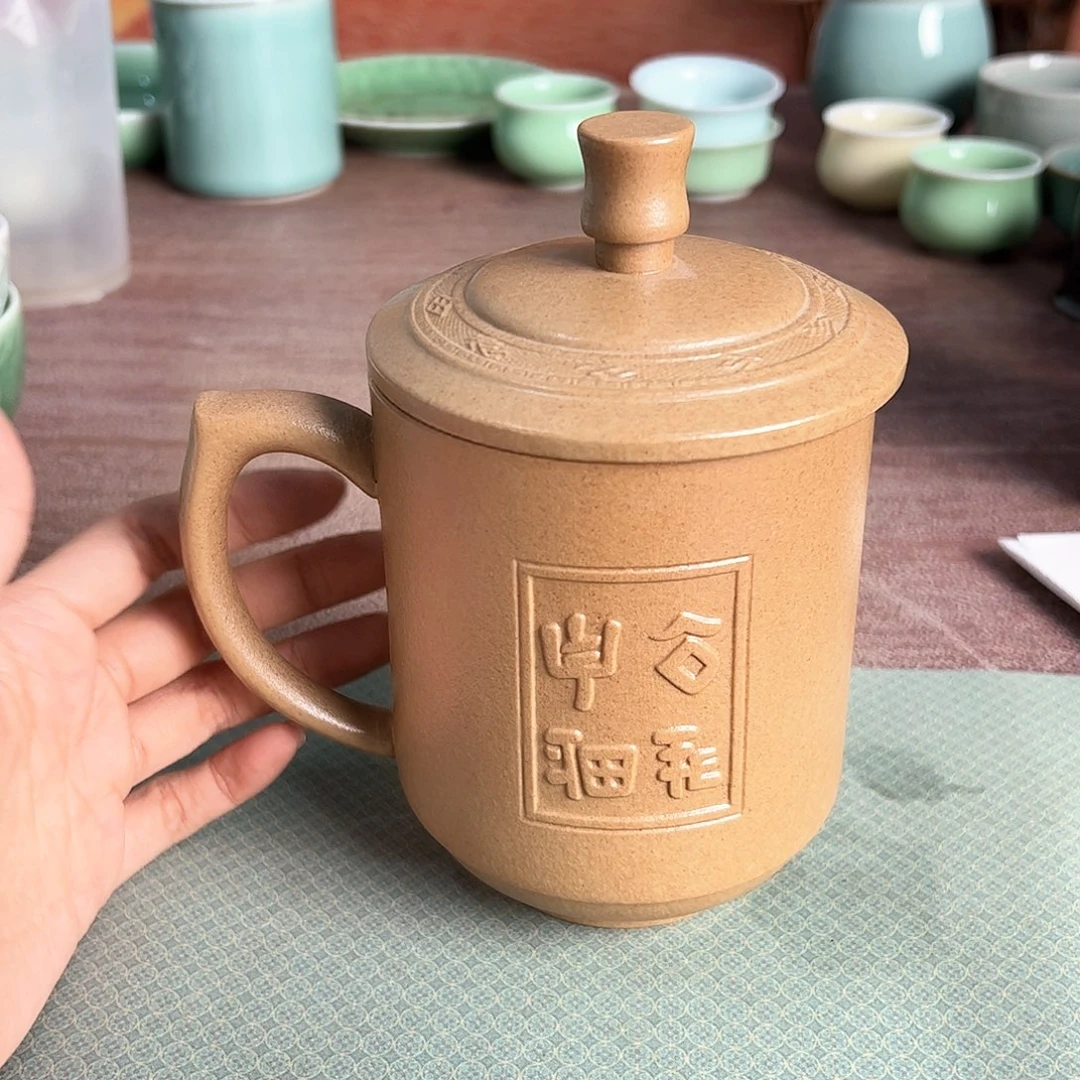 龙泉云间青瓷小米茶器
