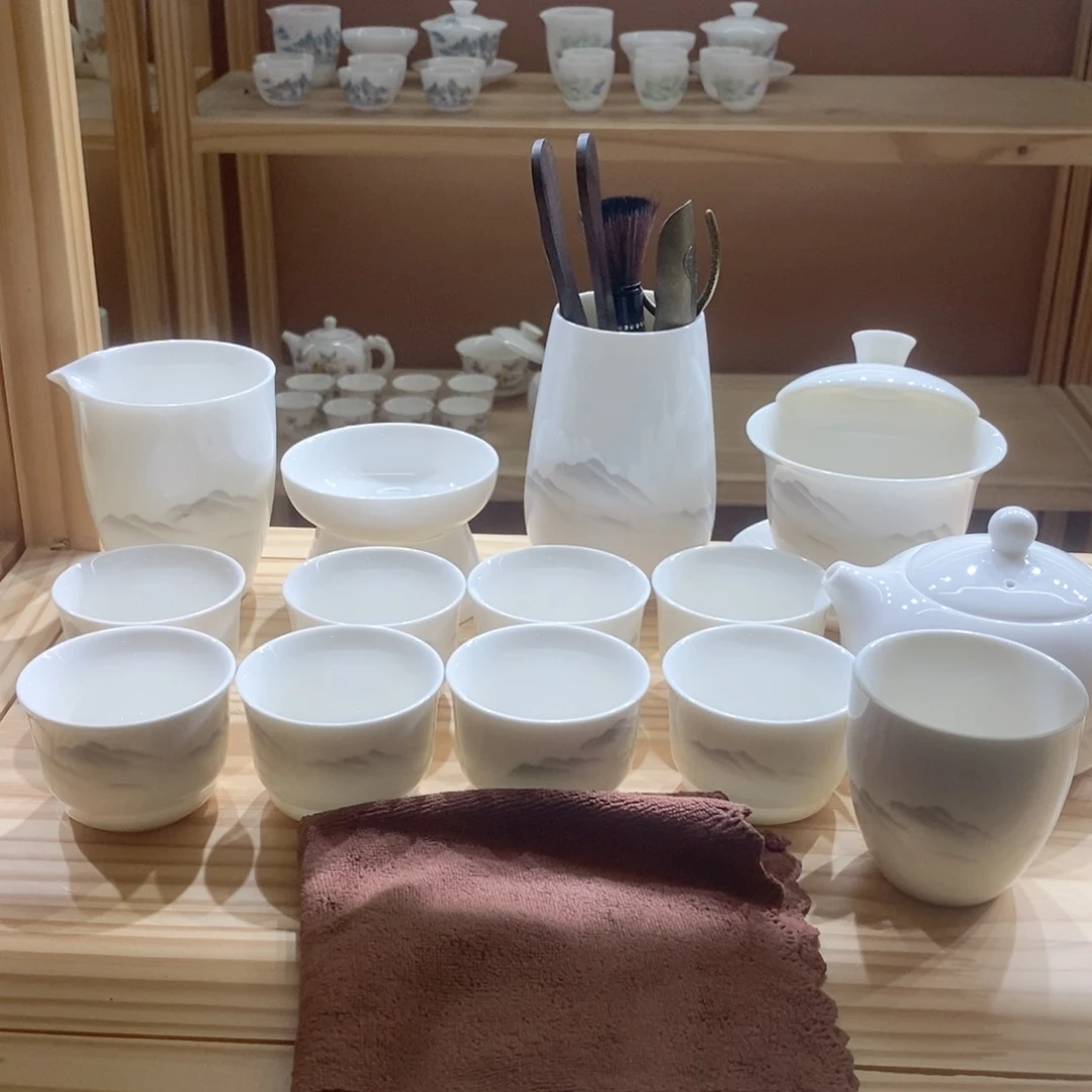 高端茶具套组水墨21