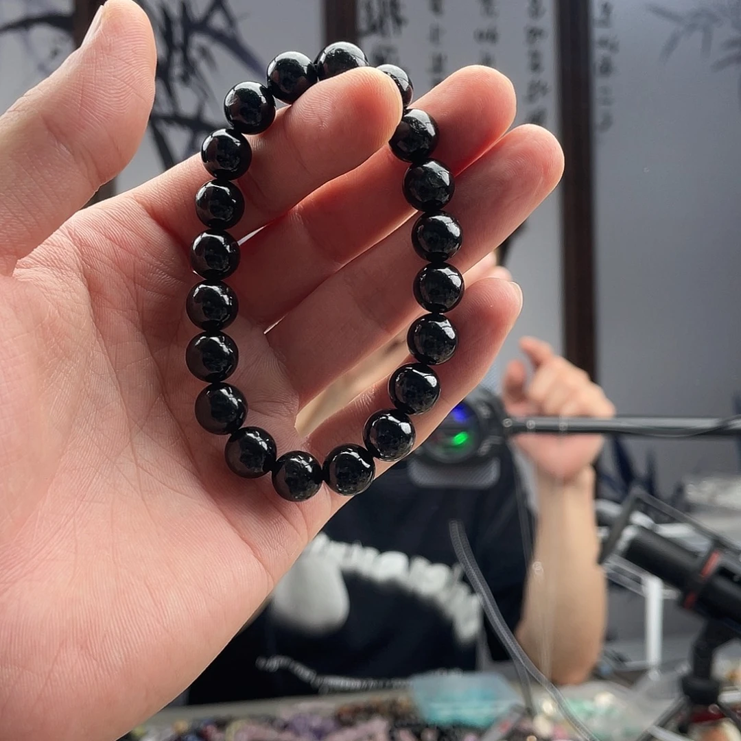 水晶手链未镶嵌金运石10+