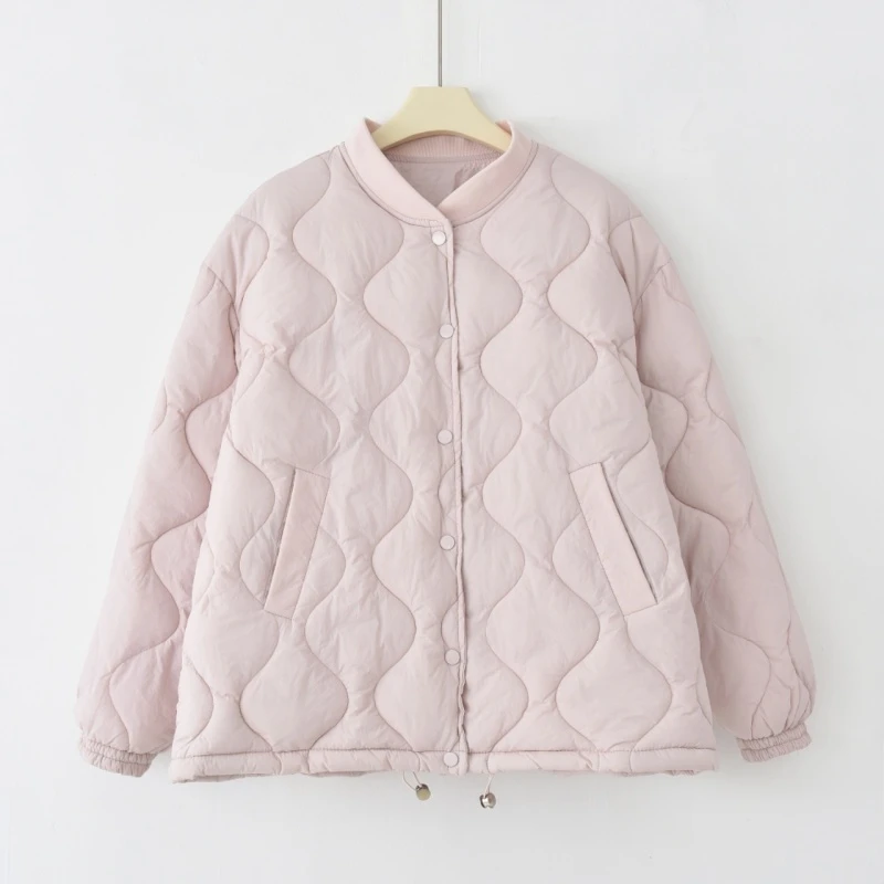 立领休闲绗棉棉服 日常休闲运动百搭外套IE51