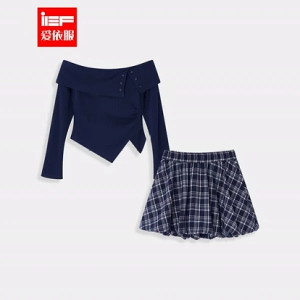 IEF/爱依服2025新款秋季针织上下套裙