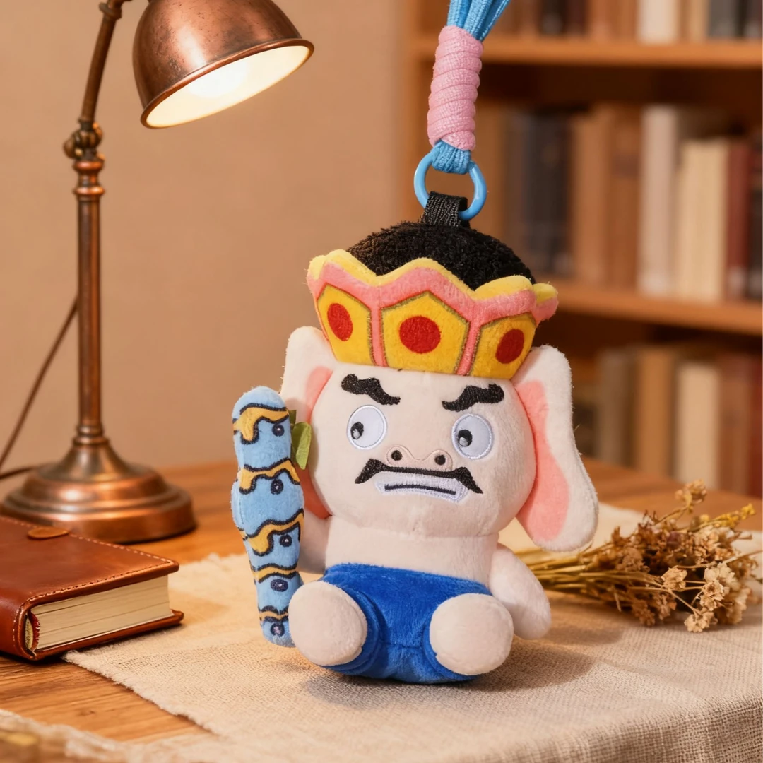 山西文创大同善化寺广目天王犟小佛毛绒款大同特色伴手礼