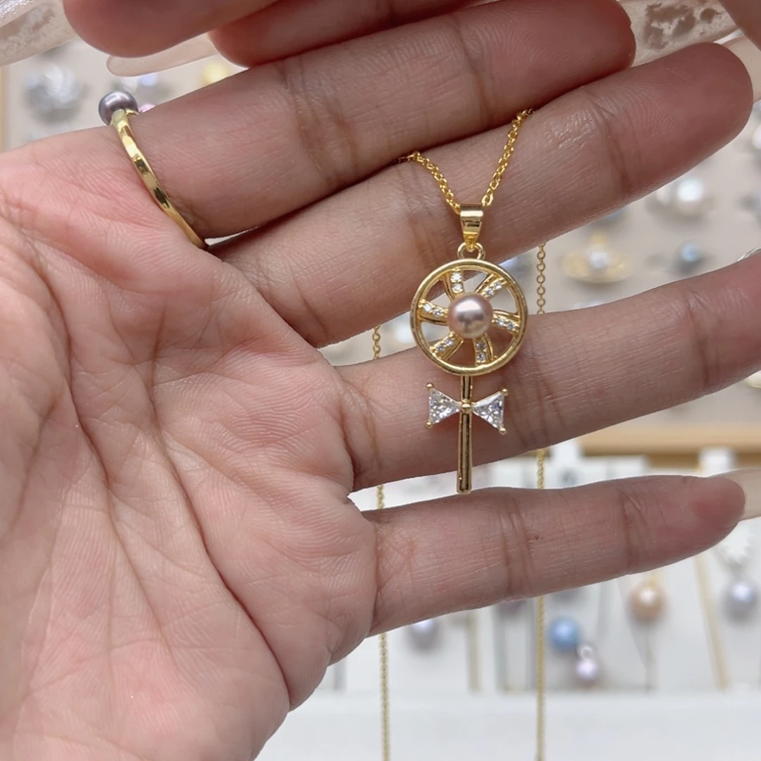 合金戒指淡水珍珠