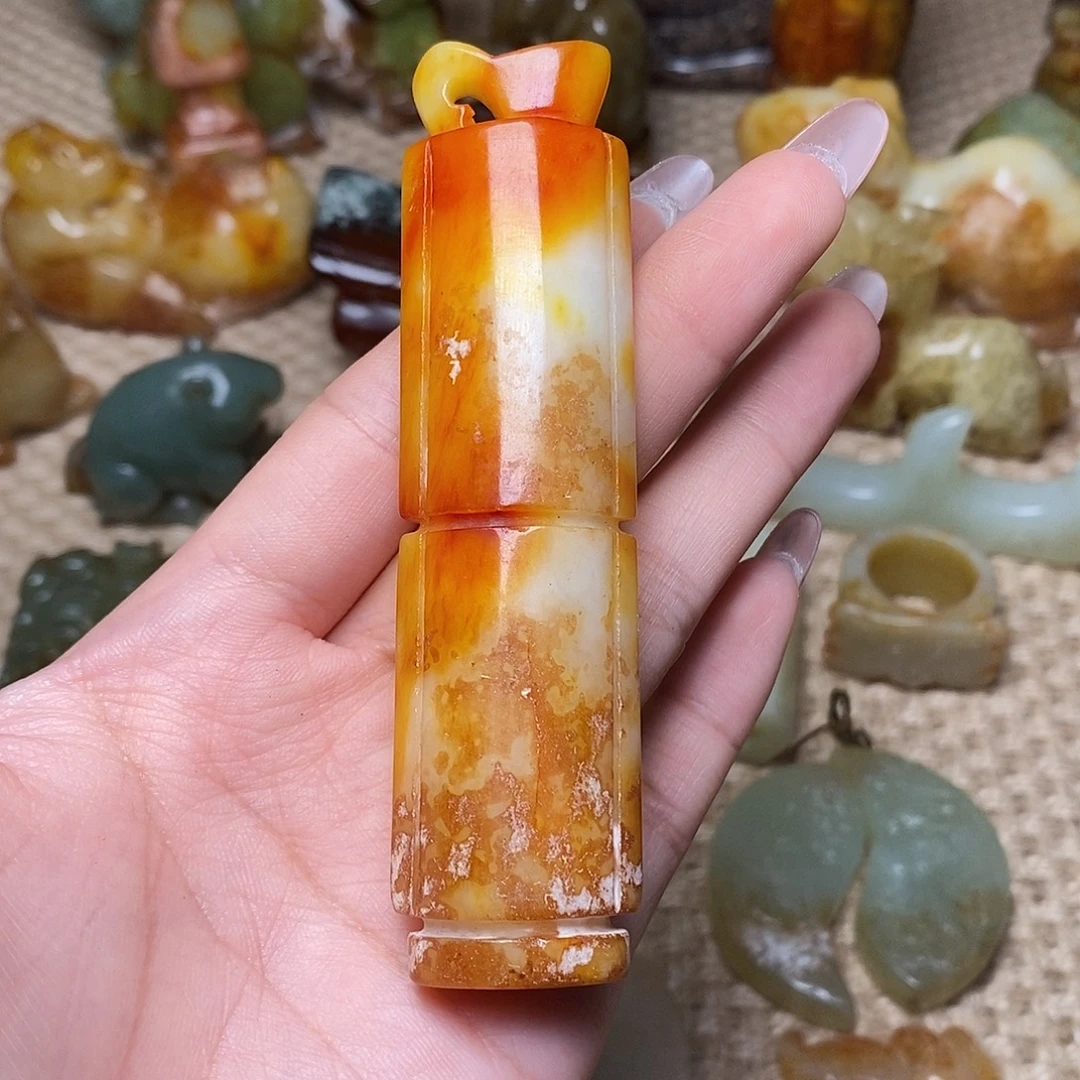 未镶嵌蛇纹石玉颈饰