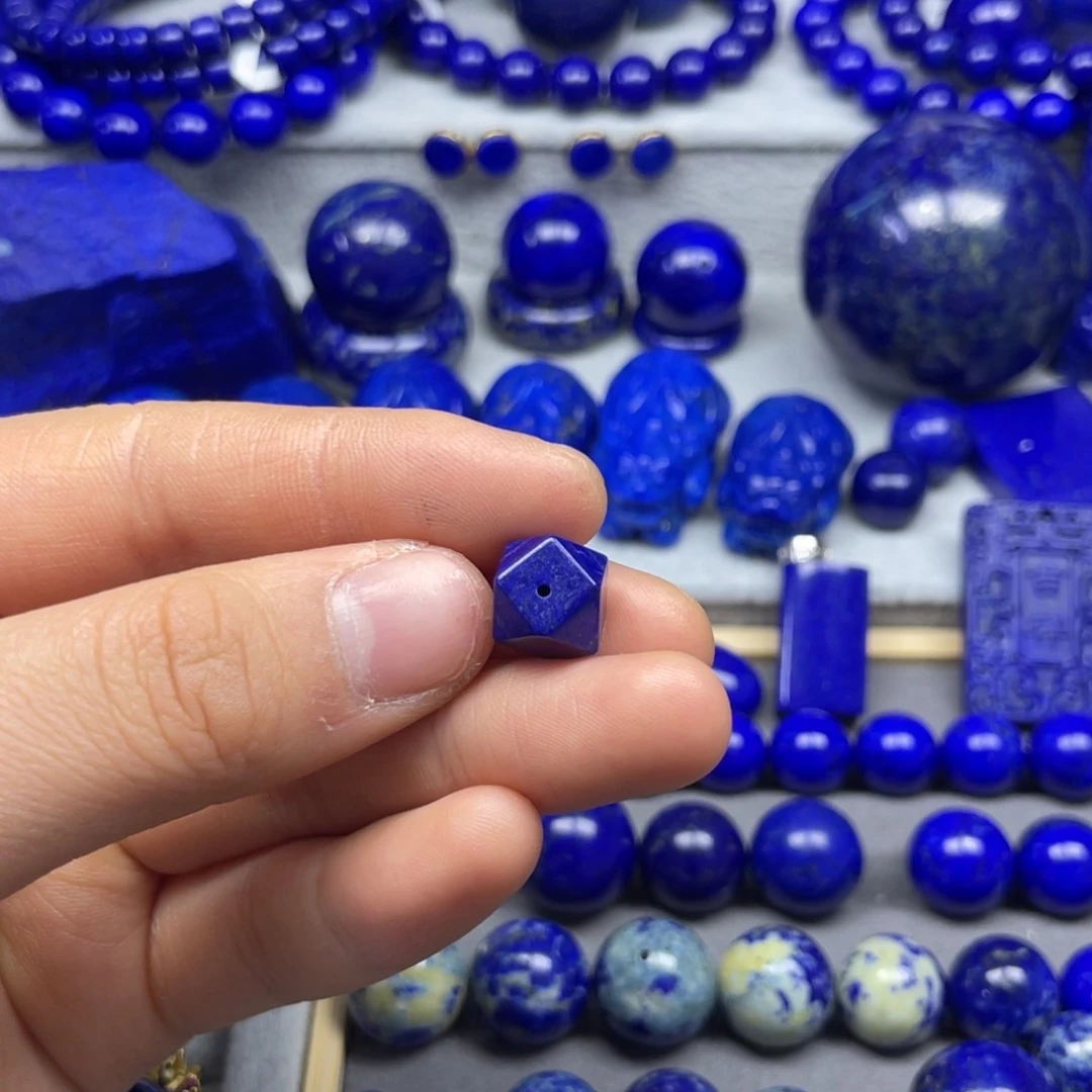 青金石唐八棱未镶嵌