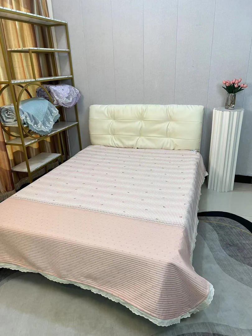 莫小柔四季床盖水洗加厚防滑双面机洗水洗床盖韩版榻榻米亲肤