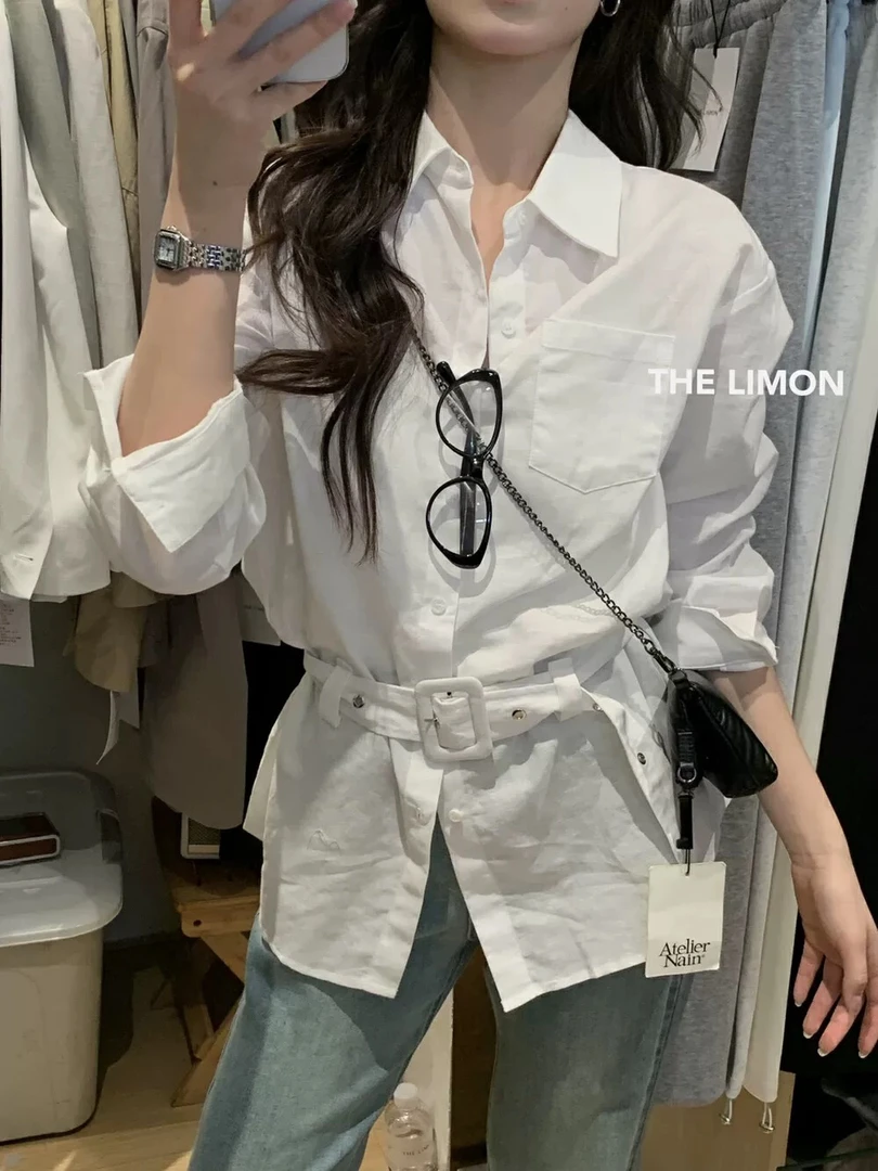 （01-100编号）2025春夏新款法式衬衫高级感百搭防晒上衣开衫女