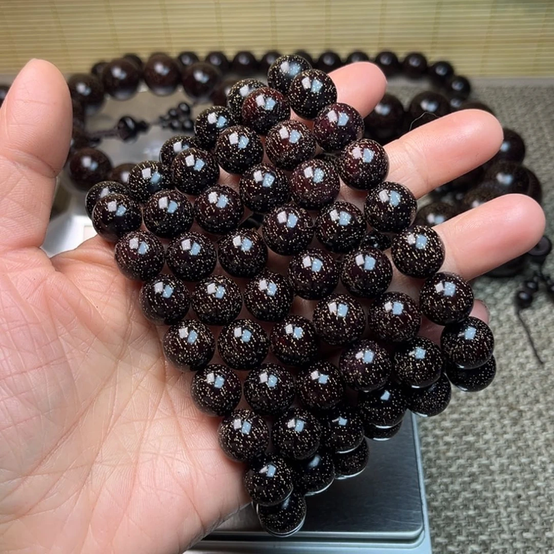 檀香紫檀（小叶紫檀）1.2 108颗 爆星