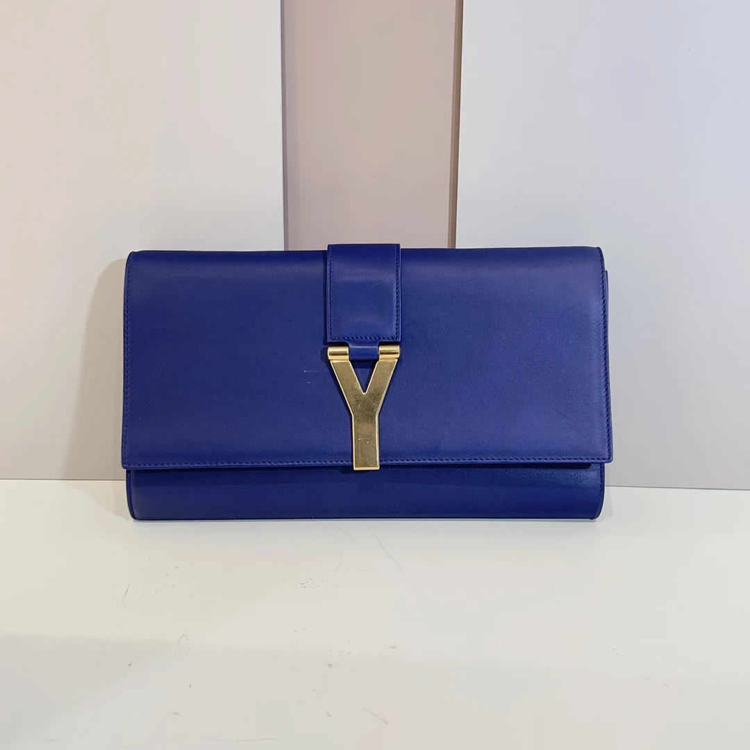 95新 YSL/圣罗兰 圣罗兰Y扣手拿包 cj4695