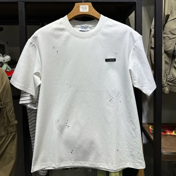 短袖水洗夏季圆领T恤男装休闲8820