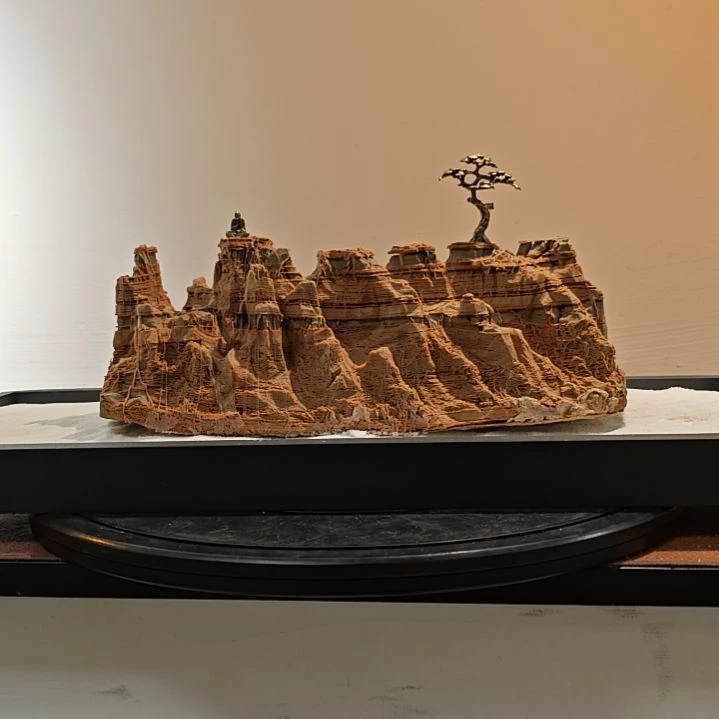 金***兔石材灵璧石滴水莲花楼兰山