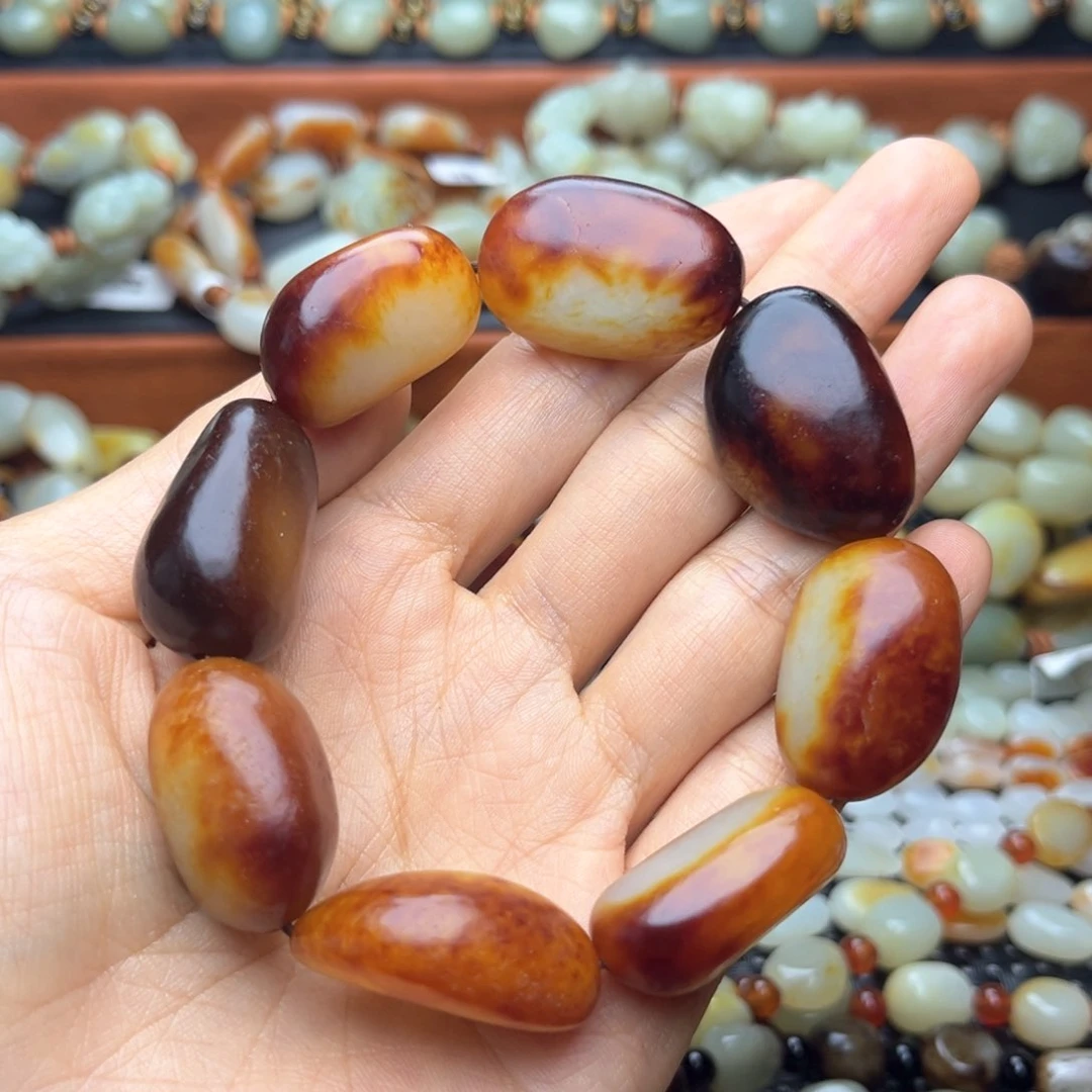 和田玉手链未镶嵌乡*