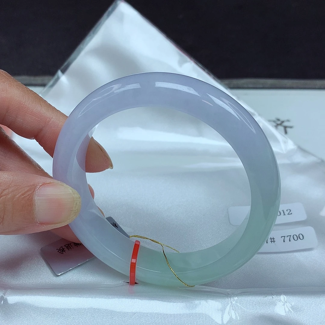 翡翠未镶嵌手镯57圈5012