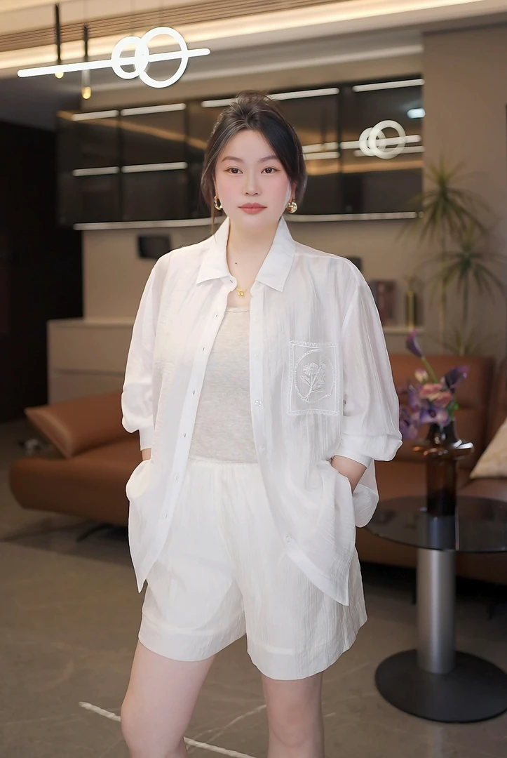 唐糖|时尚休闲夏季百搭透气薄款韩版宽松防晒衫