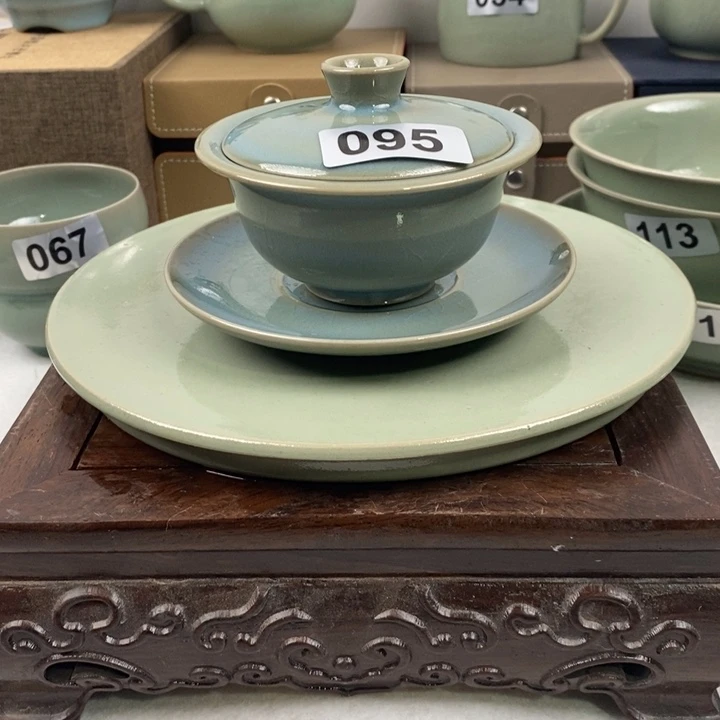 盖碗原产地原矿釉微微瑕