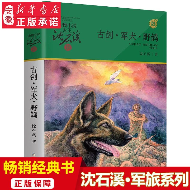 正版包邮 动物小说大王沈石溪军旅系列 古剑·军犬·野鸽 6-