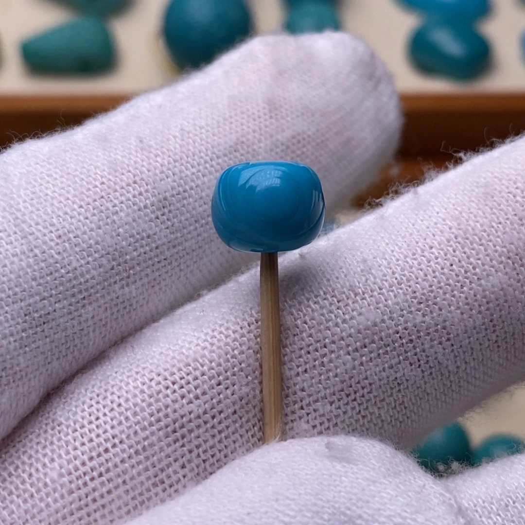 绿松石未镶嵌绿松石博古9.6