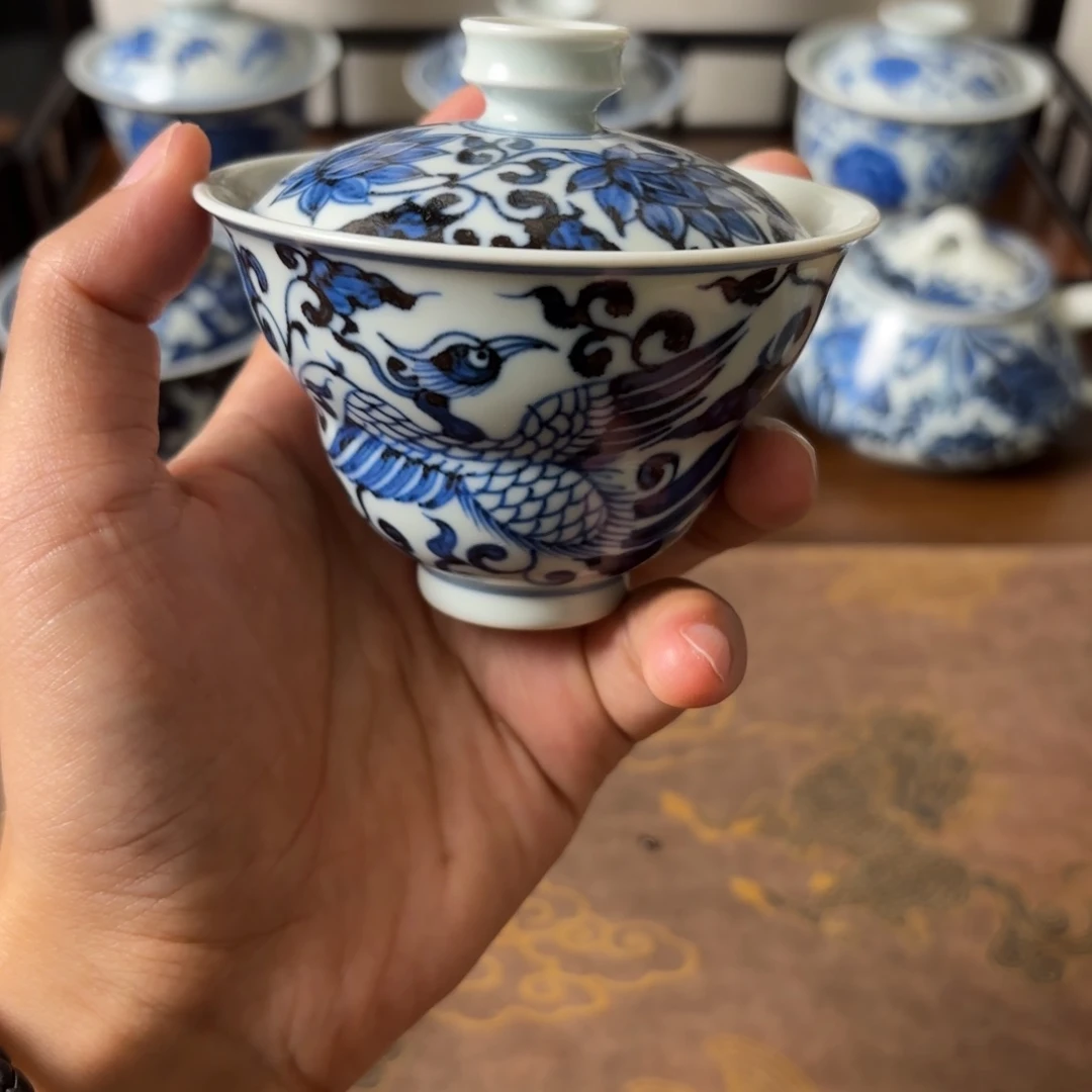 摆件景德镇手绘茶器