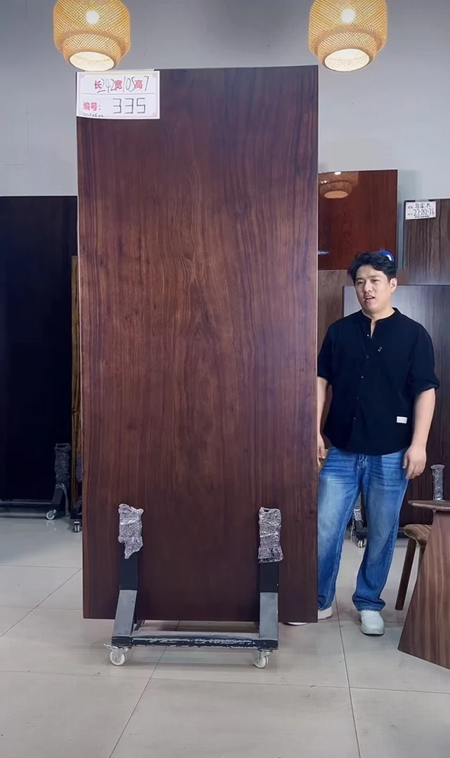 乌金木长242宽105厚7实木大板茶桌办公桌 拍板链接实物为准