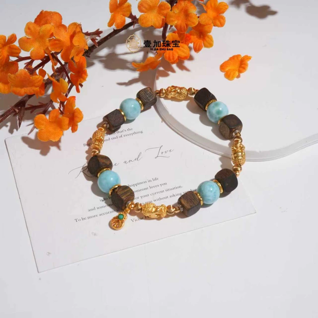 沉香壹家阿正 |手工设计款沉香手串多样性发其一0359