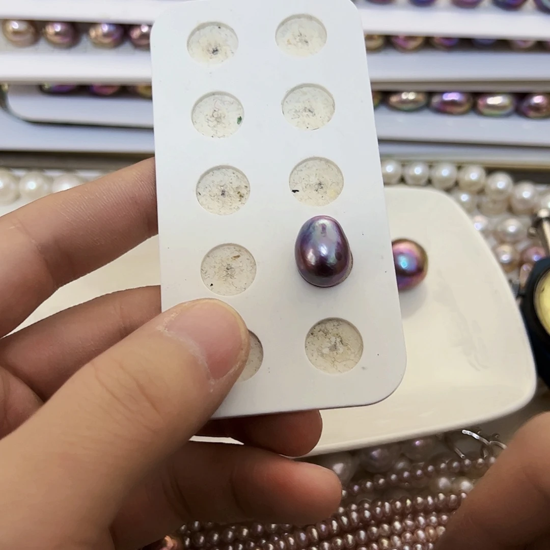 淡水珍珠吊坠(不含链)银S925镶嵌?**?