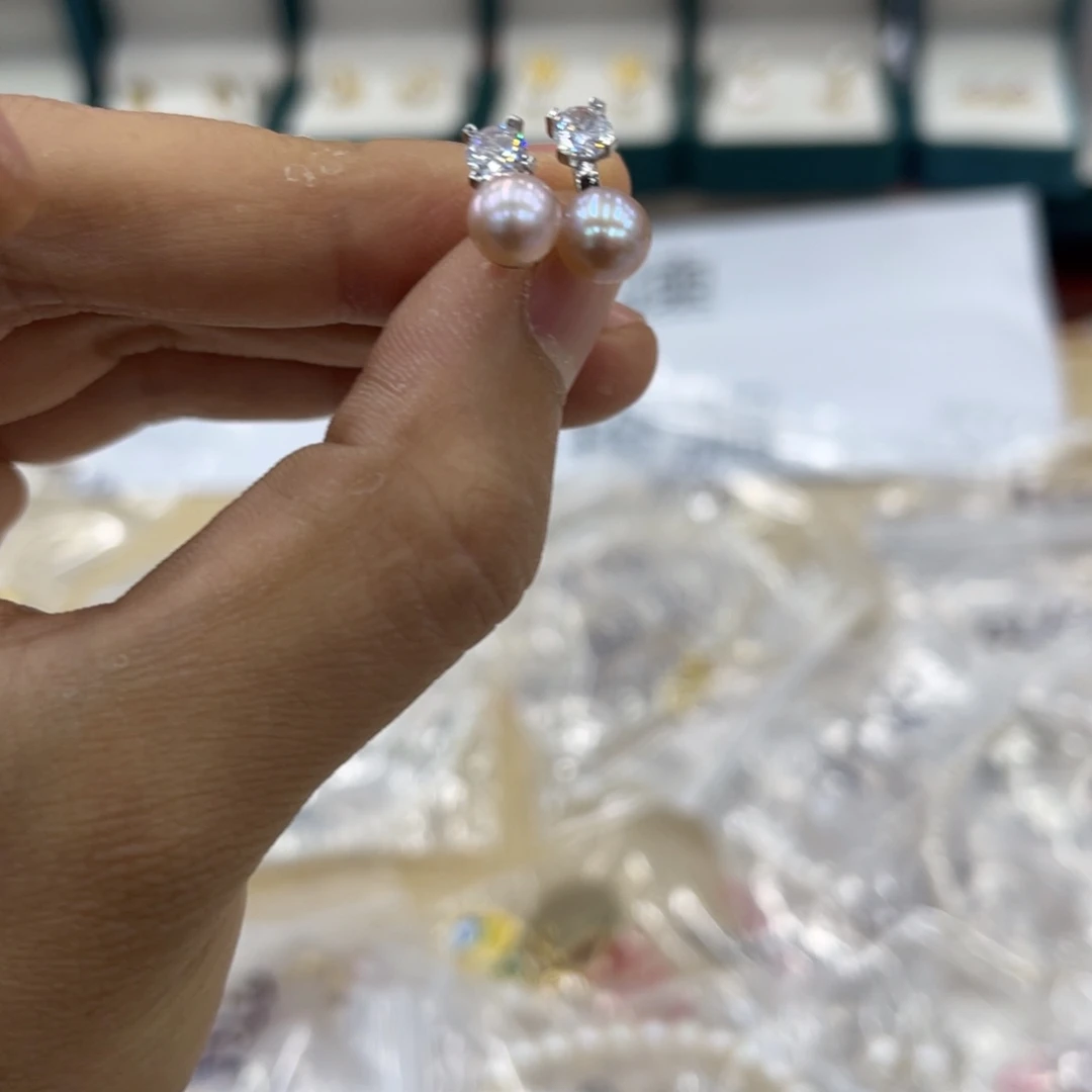 淡水珍珠合金颈饰02708